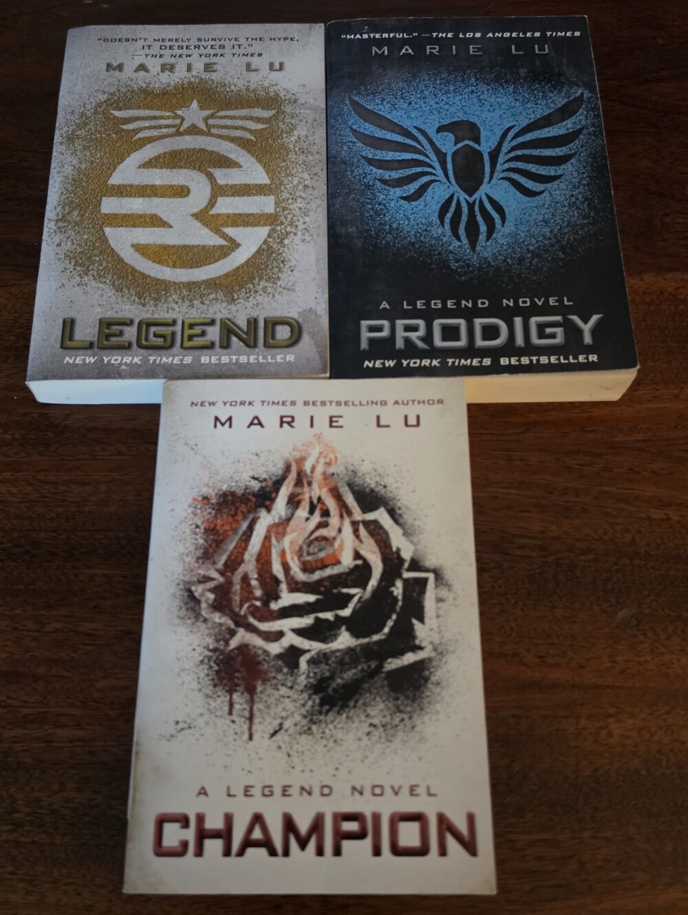 Legend Trilogy By Marie Lu Paperback 3 Book Lot